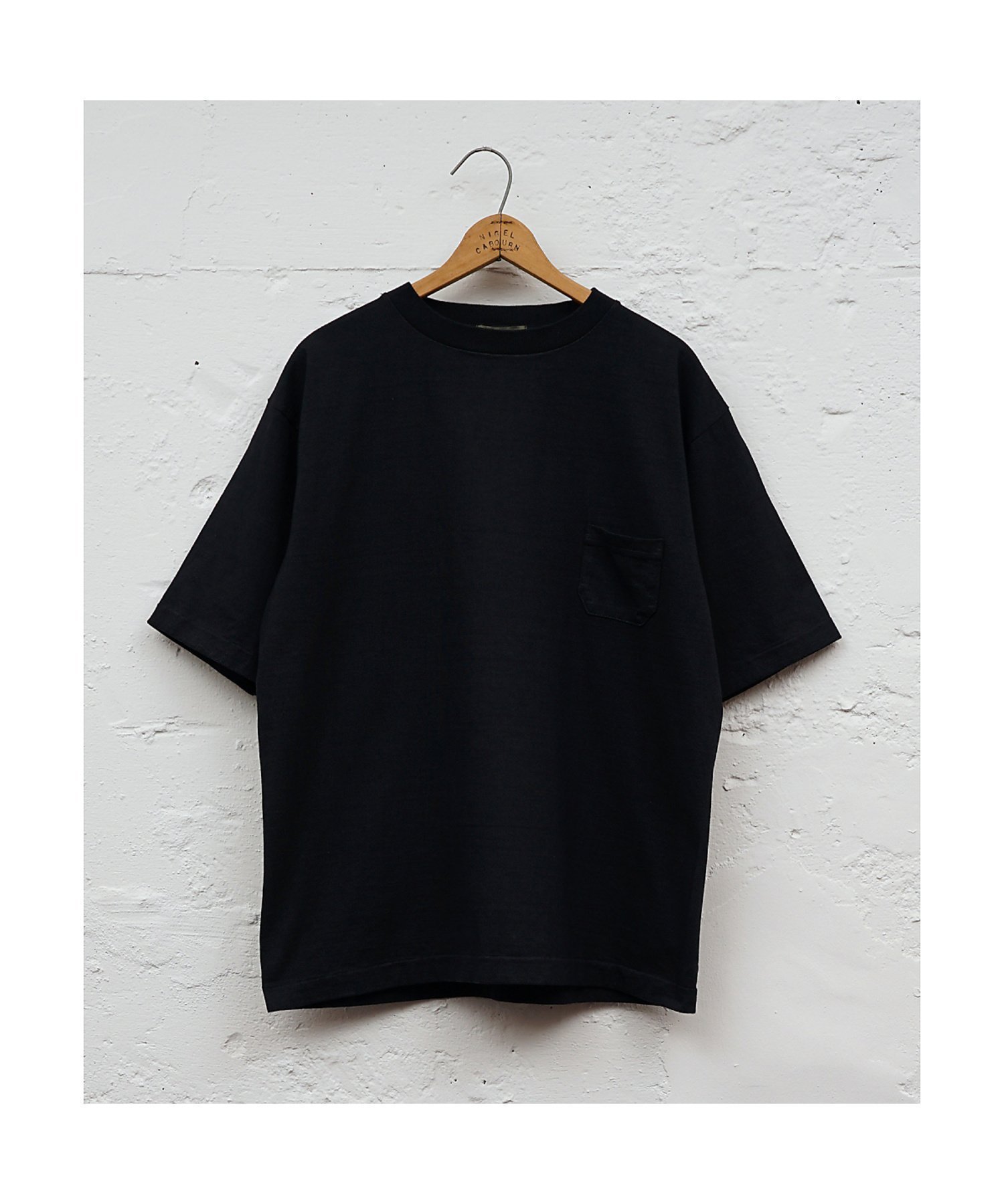 【ナイジェルケーボン/NIGEL CABOURN / MEN】のMAN / 7.8オンス ベーシックTシャツ インテリア・キッズ・メンズ・レディースファッション・服の通販 founy(ファニー) 　ファッション　Fashion　メンズファッション　MEN　ベーシック　Basic　定番　Standard　ブラック|ID: prp329100004480210 ipo3291000000031725895