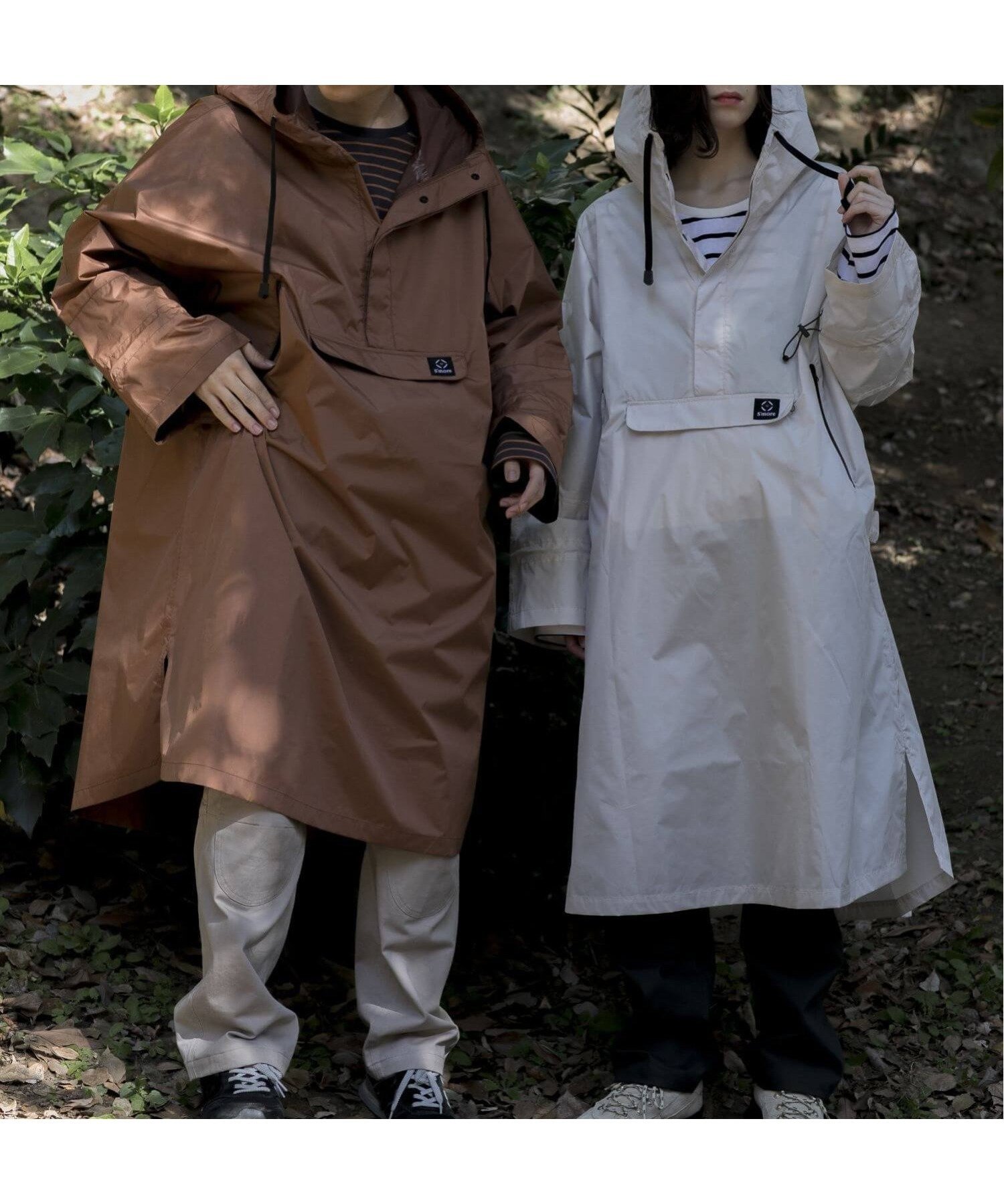 【アイモハ/aimoha】のS more/PULLOVER LONG RAIN COAT インテリア・キッズ・メンズ・レディースファッション・服の通販 founy(ファニー) 　ファッション　Fashion　レディースファッション　WOMEN　アウター　Coat Outerwear　コート　Coats　トップス・カットソー　Tops/Tshirt　プルオーバー　Pullover　スリット　Slit　フィット　Fit　ポケット　Pocket　ロング　Long　2022年　2022　2022-2023秋冬・A/W　Aw/Autumn/Winter//Fw/Fall-Winter/2022-2023　ブラウン|ID: prp329100004480560 ipo3291000000031959063