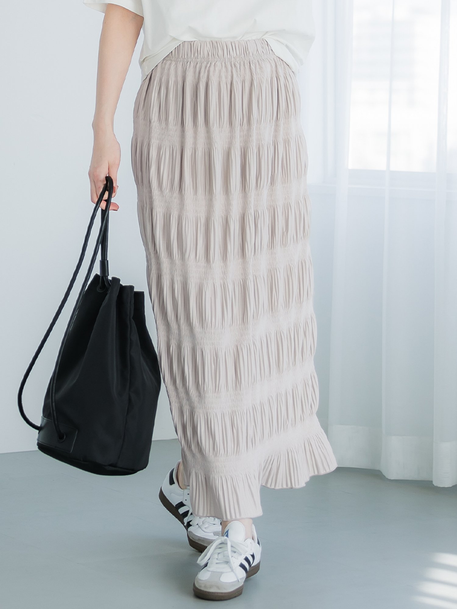 【コカ/COCA】のイレギュラープリーツスカート 人気、トレンドファッション・服の通販 founy(ファニー) 　ファッション　Fashion　レディースファッション　WOMEN　スカート　Skirt　プリーツスカート　Pleated Skirts　ストレッチ　Stretch　ストレート　Straight　スリット　Slit　プリーツ　Pleats　ポケット　Pocket　ロング　Long　エレガント 上品　Elegant　2025年　2025　2025春夏・S/S　Ss,Spring/Summer,2025　 other-1|ID: prp329100004480992 ipo3291000000031855522