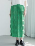 【コカ/COCA】のイレギュラープリーツスカート 人気、トレンドファッション・服の通販 founy(ファニー) ファッション Fashion レディースファッション WOMEN スカート Skirt プリーツスカート Pleated Skirts ストレッチ Stretch ストレート Straight スリット Slit プリーツ Pleats ポケット Pocket ロング Long エレガント 上品 Elegant 2025年 2025 2025春夏・S/S Ss,Spring/Summer,2025 thumbnail Green|ID: prp329100004480992 ipo3291000000031855527