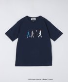 【シップス フォー ウィメン/SHIPS】の【WEB限定】SHIPS THE BEATLES エンブロイダリー Tシャツ 24SS ネイビー|ID: prp329100004481015 ipo3291000000031938004
