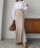 【ジュノア/JUNOAH】のハイウエストマーメイドスカート グレージュ|ID: prp329100004481024 ipo3291000000031996546