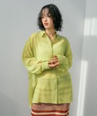 【レプシィム ローリーズファーム/LEPSIM LOWRYS FARM】のサイド絞りシャツ 人気、トレンドファッション・服の通販 founy(ファニー) ファッション Fashion レディースファッション Fashion for Women トップス・カットソー Cut & Sew Tops シャツ・ブラウス・オフィスカジュアル Elegant Blouses & Button-Ups おすすめ Recommended / Our Picks トレンド Trend, Trending Now ボトム Bottoms, Lower Wear thumbnail イエローグリーン73|ID: prp329100004481033 ipo3291000000033108823