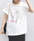 【シップス フォー ウィメン/SHIPS】の《追加 》【WEB限定】 手洗い可能 フラワー 箔 プリント ロゴ TEE ストーン|ID: prp329100004481205 ipo3291000000031971295