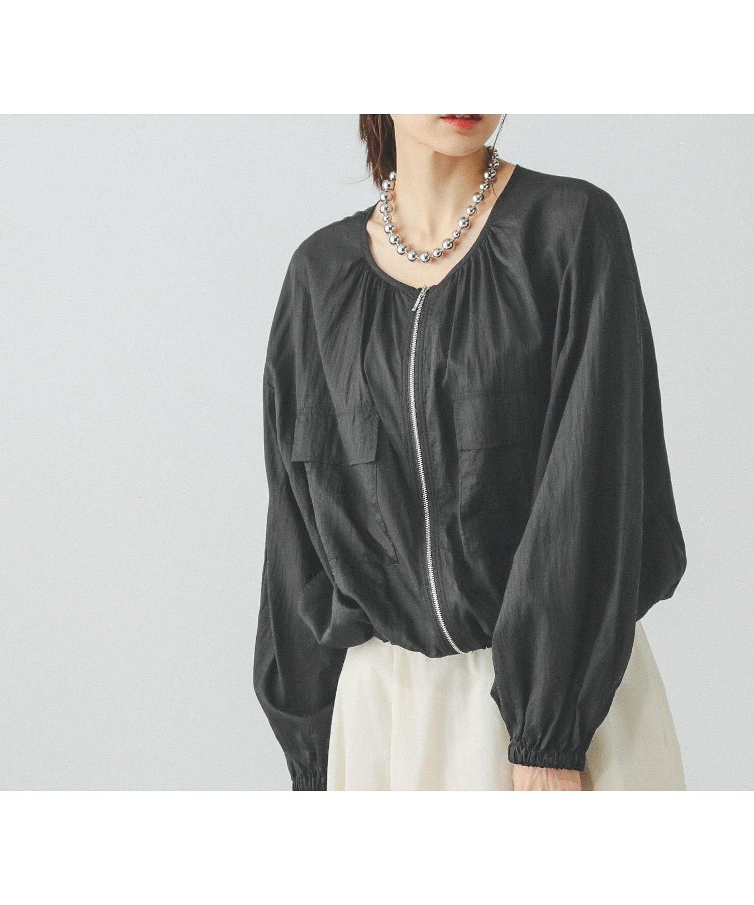 【グローバルワーク/GLOBAL WORK】のエアかるシアーブルゾン/289975 人気、トレンドファッション・服の通販 founy(ファニー) 　ファッション　Fashion　レディースファッション　WOMEN　アウター　Coat Outerwear　ブルゾン　Blouson/Jackets　シアー　Sheer　フェミニン　Feminine　ブルゾン　Blouson　ポケット　Pocket　ワイド　Wide　軽量　Lightweight　 other-1|ID: prp329100004481298 ipo3291000000031931950