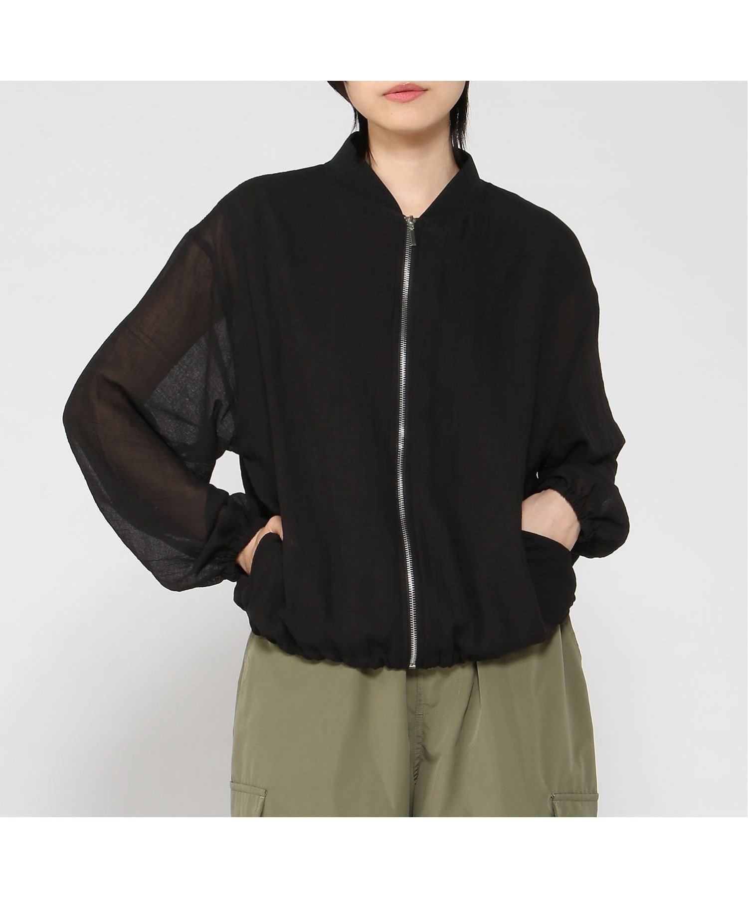 【インタープラネット/INTERPLANET】のEボイルブルゾン 人気、トレンドファッション・服の通販 founy(ファニー) 　ファッション　Fashion　レディースファッション　Fashion for Women　アウター　Coat / Outerwear Collection　ブルゾンジャケット・スポーティアウター　Blouson Jackets　おすすめ　Recommended / Our Picks　キャミワンピース　Cami Dress, Slip Dress　シアー　Sheer, See-Through　シンプル　Simple, Minimal　デニム　Denim, Jeans Material　トレンド　Trend, Trending Now　ブルゾン　Blouson, Bomber Jacket　ベーシック　Basic, Essential　リラックス　Relax, Relaxed Fit　ワイド　Wide, Wide Fit　今季　This Season, Current Season　ビジネス 仕事 通勤　Business / Work / Commuting　 other-1|ID: prp329100004481390 ipo3291000000032661282