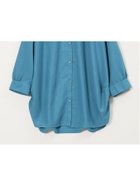 【タカキュー/TAKA-Q】の脇タック前開き スキッパーシャツチュニック 人気、トレンドファッション・服の通販 founy(ファニー) ファッション Fashion レディースファッション Fashion for Women トップス・カットソー Cut & Sew Tops シャツ・ブラウス・オフィスカジュアル Elegant Blouses & Button-Ups アクセサリー Fashion Accessories スキッパー Skipper, Open Collar ストライプ Stripe, Striped Pattern チュニック Tunic, Long Top ネックレス Necklace, Pendant Necklace バランス Balance, Style Balance フィット Fit, Slim Fit 無地 Plain, Solid Color おすすめ Recommended / Our Picks 夏 Summer thumbnail 50緑|ID: prp329100004481682 ipo3291000000033427268