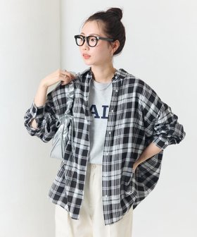 【フリークスストア/FREAK'S STORE】のビックシルエット チェック ボリューム シャツ【限定展開】 25SS 人気、トレンドファッション・服の通販 founy(ファニー) ファッション Fashion レディースファッション WOMEN トップス・カットソー Tops/Tshirt シャツ/ブラウス Shirts/Blouses 2025年 2025 2025春夏・S/S Ss,Spring/Summer,2025 とろみ Thickness シンプル Simple チェック Check 夏 Summer S/S・春夏 Ss・Spring/Summer 羽織 Haori |ID:prp329100004481776