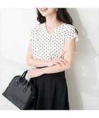 【ナチュラルクチュール/natural couture】の【WEB限定】ゆるスカラップレトロブラウス ドット|ID: prp329100004481824 ipo3291000000031844441