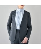 【アンタイトル/UNTITLED】の【軽くて快適!】ウール混 ストレッチノーカラージャケット チャコールグレー|ID: prp329100004481883 ipo3291000000031991857