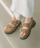【ベイフロー/BAYFLOW】の着脱簡単♪ ダブルバックルサンダル ベージュ55|ID: prp329100004482161 ipo3291000000032653296