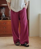 【ニコアンド/niko and】のDRYクシュイージーパンツ 人気、トレンドファッション・服の通販 founy(ファニー) ファッション Fashion レディースファッション WOMEN パンツ Pants おすすめ Recommend シンプル Simple スタイリッシュ Stylish ワイド Wide エレガント 上品 Elegant 旅行 Travel 楽ちん Easy thumbnail プラム無地90|ID: prp329100004482543 ipo3291000000031904044