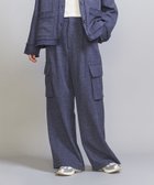 【その他のブランド/Other】のデニムライク ワイド カーゴパンツ 人気、トレンドファッション・服の通販 founy(ファニー) ファッション Fashion レディースファッション WOMEN パンツ Pants おすすめ Recommend カーゴパンツ Cargo Pants シンプル Simple ジャケット Jacket セットアップ Set Up ツイード Tweed デニム Denim ポケット Pocket ミックス Mix リラックス Relax ワイド Wide 春 Spring thumbnail NAVY|ID: prp329100004482570 ipo3291000000031738656
