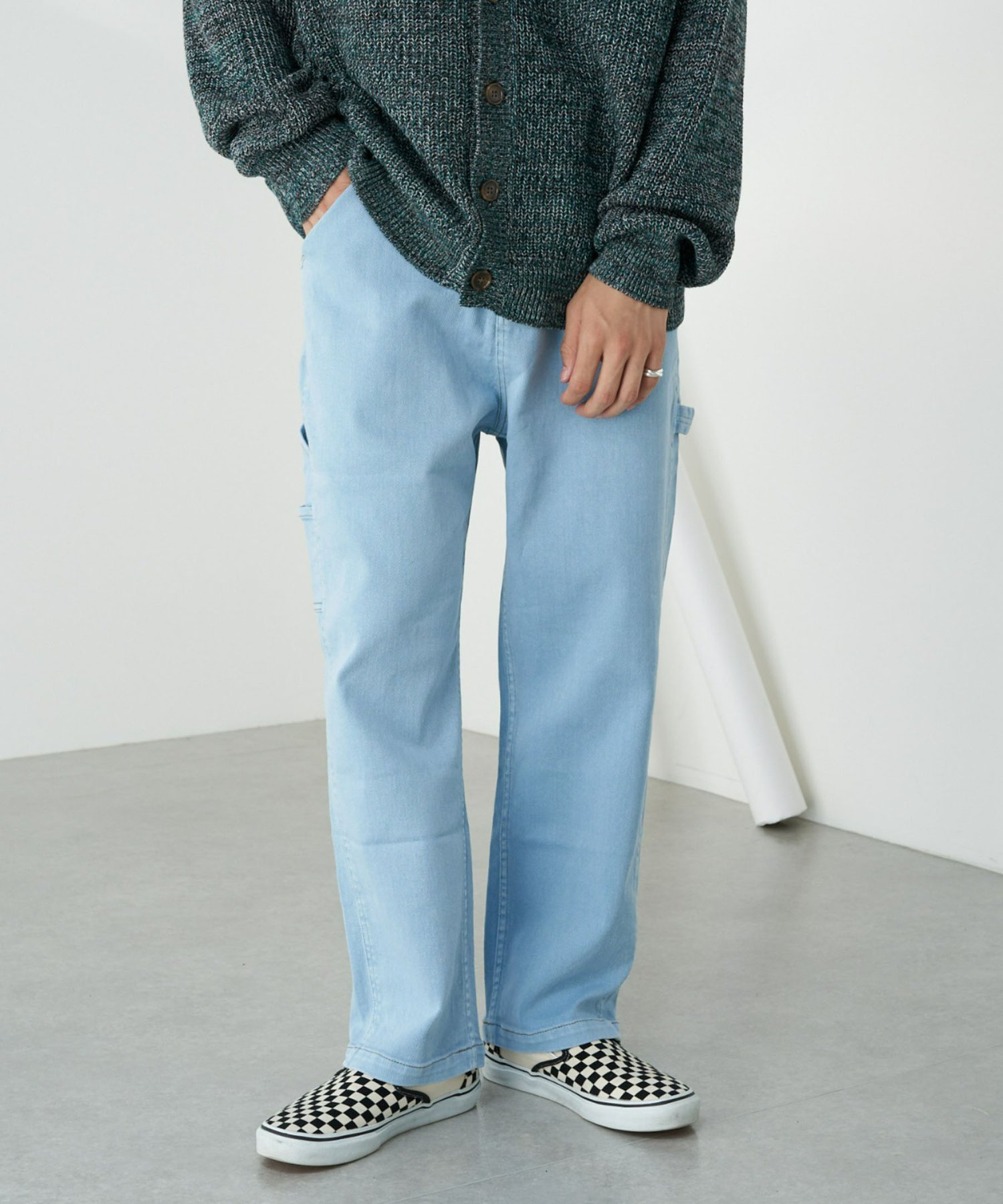 【チャオパニックティピー/CIAOPANIC TYPY】の【TYPYdenim】デニムペインターパンツ インテリア・キッズ・メンズ・レディースファッション・服の通販 founy(ファニー) 　ファッション　Fashion　レディースファッション　WOMEN　パンツ　Pants　おすすめ　Recommend　ストレッチ　Stretch　スピンドル　Spindle　デニム　Denim　ワイド　Wide　定番　Standard　ブルー|ID: prp329100004482660 ipo3291000000031995271