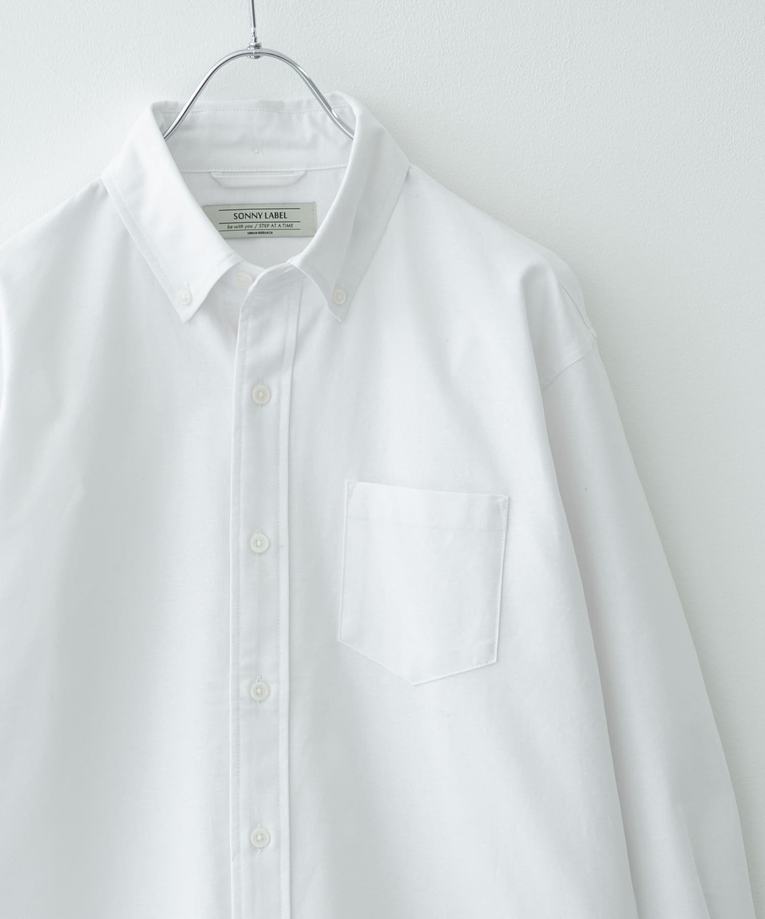 【サニーレーベル/Sonny Label / URBAN RESEARCH / MEN】の抗菌オックスボタンダウン長袖シャツ インテリア・キッズ・メンズ・レディースファッション・服の通販 founy(ファニー) 　ファッション　Fashion　メンズファッション　MEN　2025年　2025　2025春夏・S/S　Ss,Spring/Summer,2025　おすすめ　Recommend　シンプル　Simple　ストレッチ　Stretch　トレンド　Trend　夏　Summer　定番　Standard　抗菌　Antibacterial　S/S・春夏　Ss・Spring/Summer　長袖　Long Sleeve　ホワイト|ID: prp329100004482711 ipo3291000000031709945