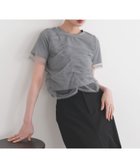 【リアン/Lian】のシャーリングチュールレイヤードTシャツ 人気、トレンドファッション・服の通販 founy(ファニー) ファッション Fashion レディースファッション WOMEN トップス・カットソー Tops/Tshirt シャツ/ブラウス Shirts/Blouses ロング / Tシャツ T-Shirts クロップド Cropped シャーリング Shirring チュール Tulle thumbnail 杢グレー|ID: prp329100004482848 ipo3291000000031998061