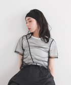 【リアン/Lian】のシャーリングチュールレイヤードTシャツ 人気、トレンドファッション・服の通販 founy(ファニー) ファッション Fashion レディースファッション WOMEN トップス・カットソー Tops/Tshirt シャツ/ブラウス Shirts/Blouses ロング / Tシャツ T-Shirts クロップド Cropped シャーリング Shirring チュール Tulle thumbnail ホワイト×ブラック|ID: prp329100004482848 ipo3291000000031998062