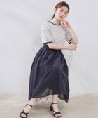 【クチュール ブローチ/Couture Brooch】の【きれいめ・通勤】細リボン付きパレットボイルスカート 人気、トレンドファッション・服の通販 founy(ファニー) ファッション Fashion レディースファッション WOMEN スカート Skirt おすすめ Recommend ギャザー Gather サテン Satin シアー Sheer ポケット Pocket リボン Ribbon エレガント 上品 Elegant ビジネス 仕事 通勤 Business thumbnail ネイビー|ID: prp329100004483361 ipo3291000000031906607