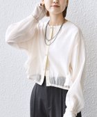 【シップス フォー ウィメン/SHIPS】の【WEB限定】 手洗い可能 シアー フリル 羽織 ブラウス オフホワイト|ID: prp329100004483362 ipo3291000000031985570