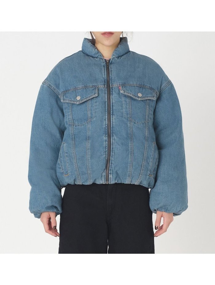 【リーバイス/Levis】の90S PADDED トラッカージャケット インテリア・キッズ・メンズ・レディースファッション・服の通販 founy(ファニー) https://founy.com/ ファッション Fashion レディースファッション Fashion for Women アウター Coat / Outerwear Collection レディースジャケット・軽アウター Jackets クール Cool, Chic シェイプ Shape, Slim Fit シンプル Simple, Minimal ジャケット Jacket, Outerwear トレンド Trend, Trending Now |ID: prp329100004483477 ipo3291000000031817856