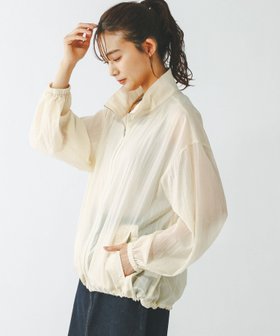 【グローバルワーク/GLOBAL WORK】のエアかるシアースタンドブルゾン/289976 人気、トレンドファッション・服の通販 founy(ファニー) ファッション Fashion レディースファッション WOMEN アウター Coat Outerwear ブルゾン Blouson/Jackets シアー Sheer トレンド Trend ブルゾン Blouson 軽量 Lightweight |ID:prp329100004483605