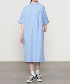 【ビショップ/Bshop】のコットン 半袖シャツワンピース SOLID WOMEN SAX|ID: prp329100004483774 ipo3291000000031997314