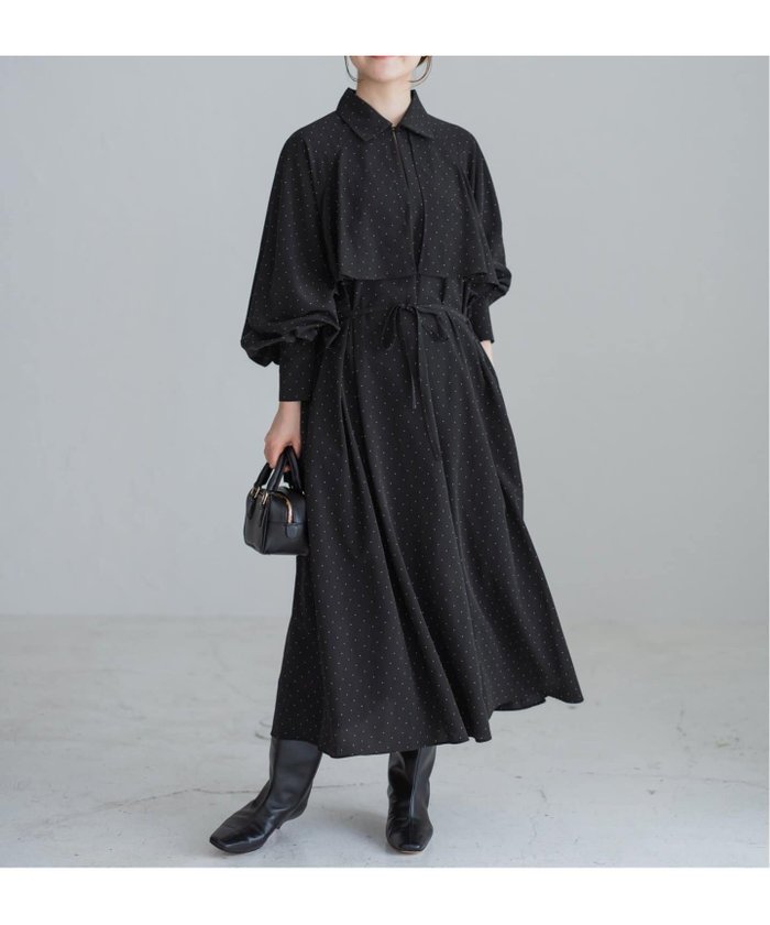 【イエナ/IENA】の《WEB限定/追加2》ドットサッシュワンピース インテリア・キッズ・メンズ・レディースファッション・服の通販 founy(ファニー) https://founy.com/ ファッション Fashion レディースファッション WOMEN ワンピース Dress 2025年 2025 2025春夏・S/S Ss,Spring/Summer,2025 |ID: prp329100004483791 ipo3291000000031997492