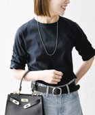 【シップス フォー ウィメン/SHIPS】のSHIPS any 洗濯機可能 USAコットン シャーリング スリーブ TEE ネイビー|ID: prp329100004484346 ipo3291000000031924844