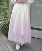 【アクシーズファム/axes femme】のグラデーションチュールスカート 人気、トレンドファッション・服の通販 founy(ファニー) ファッション Fashion レディースファッション WOMEN スカート Skirt インナー Inner チュール Tulle フェミニン Feminine フレア Flare ベーシック Basic ラベンダー Lavender エレガント 上品 Elegant 切替 Switching 羽織 Haori thumbnail 生成り|ID: prp329100004484378 ipo3291000000031907917