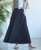 【コーエン/COEN】のコットンリネンフレアスカート BLACK|ID: prp329100004484466 ipo3291000000031750627
