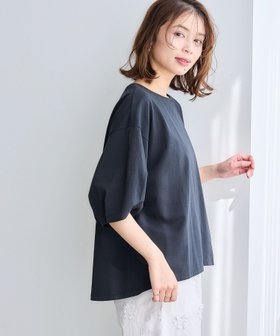 【スタディオ クリップ/studio CLIP】のUSAコットンタックパフスリーブTシャツ 人気、トレンドファッション・服の通販 founy(ファニー) ファッション Fashion レディースファッション WOMEN トップス・カットソー Tops/Tshirt シャツ/ブラウス Shirts/Blouses ロング / Tシャツ T-Shirts おすすめ Recommend カットソー Cut And Sew キャミワンピース Cami Dress サロペット Overalls スリット Slit スリーブ Sleeve バランス Balance ボーダー Border 定番 Standard 無地 Plain Color |ID:prp329100004484476