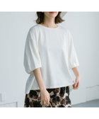 【スタディオ クリップ/studio CLIP】のUSAコットンタックパフスリーブTシャツ オフホワイト09|ID: prp329100004484476 ipo3291000000031955982