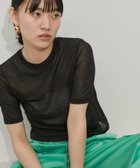 【アダム エ ロペ/ADAM ET ROPE'】のシアーハイゲージTEE ブラック(01)|ID: prp329100004484503 ipo3291000000031997835