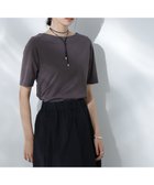 【ナノ ユニバース/nano universe】のAnti Soaked 汗染み防止ボートネックTシャツ チャコール3|ID: prp329100004484599 ipo3291000000031905732