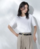 【ナノ ユニバース/nano universe】のAnti Soaked 汗染み防止ボートネックTシャツ ホワイト|ID: prp329100004484599 ipo3291000000031905735
