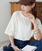 【ディスコート/Discoat】の【新色追加/WEB限定】梨地シアー5分袖 ホワイト|ID: prp329100004484624 ipo3291000000031774488