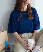 【ディスコート/Discoat】の【新色追加/WEB限定】梨地シアー5分袖 ネイビー|ID: prp329100004484624 ipo3291000000031774495