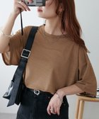 【ディスコート/Discoat】の【新色追加/WEB限定】梨地シアー5分袖 モカ|ID: prp329100004484624 ipo3291000000031774506