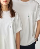 【シップス フォー ウィメン/SHIPS】の【WEB限定】SHIPS 汗染み防止加工 ワンポイントロゴ ビッグシルエットヘビーウェイトTシャツ ホワイト|ID: prp329100004484692 ipo3291000000031764427