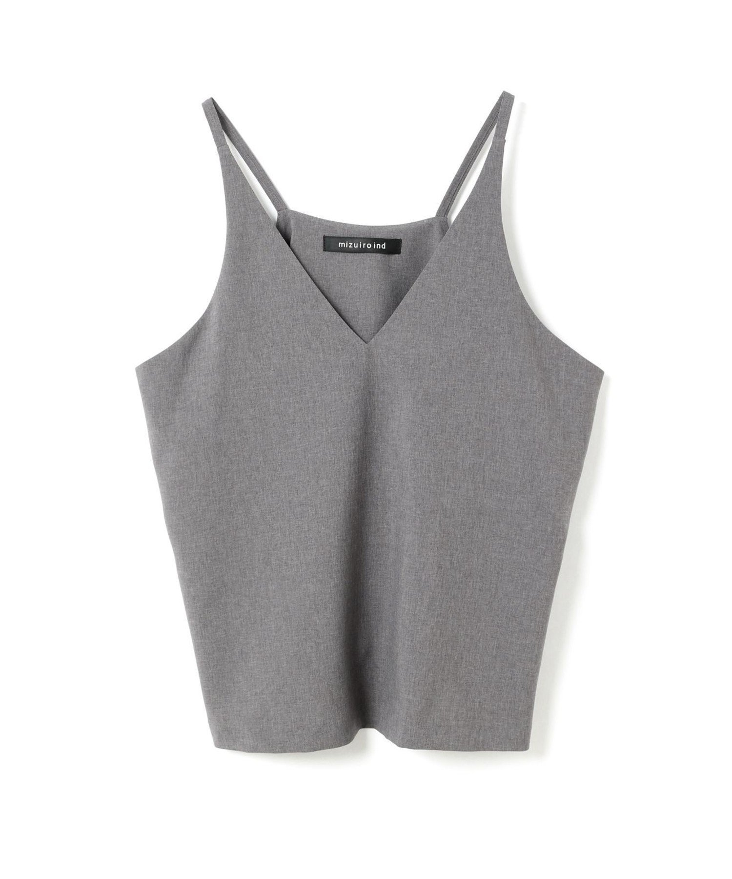 【マーコート/MARcourt】のmizuiro ind キャミソールベスト インテリア・キッズ・メンズ・レディースファッション・服の通販 founy(ファニー) 　ファッション　Fashion　レディースファッション　WOMEN　アウター　Coat Outerwear　トップス・カットソー　Tops/Tshirt　キャミソール / ノースリーブ　No Sleeves　ベスト/ジレ　Gilets/Vests　インナー　Inner　キャミソール　Camisole　ストレッチ　Stretch　ベスト　Vest　ポケット　Pocket　夏　Summer　無地　Plain Color　グレー|ID: prp329100004484902 ipo3291000000031959985
