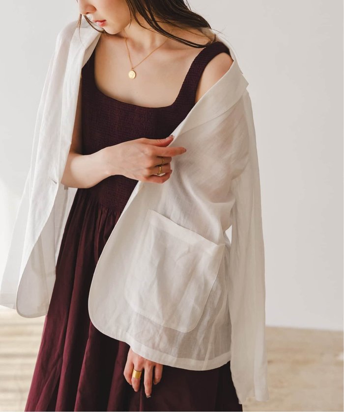 【ノーブル / スピック&スパン/NOBLE / Spick & Span】の《追加》ラミーシアーライトジャケット インテリア・キッズ・メンズ・レディースファッション・服の通販 founy(ファニー) https://founy.com/ ファッション Fashion レディースファッション Fashion for Women アウター Coat / Outerwear Collection レディースジャケット・軽アウター Jackets セットアップ Set-Up, Coordinated Outfit 再入荷 Restock / Back in Stock |ID: prp329100004485011 ipo3291000000032745128