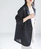 【ノーブル / スピック&スパン/NOBLE / Spick & Span】の《追加》ラミーシアーライトジャケット ブラック|ID: prp329100004485011 ipo3291000000032745130