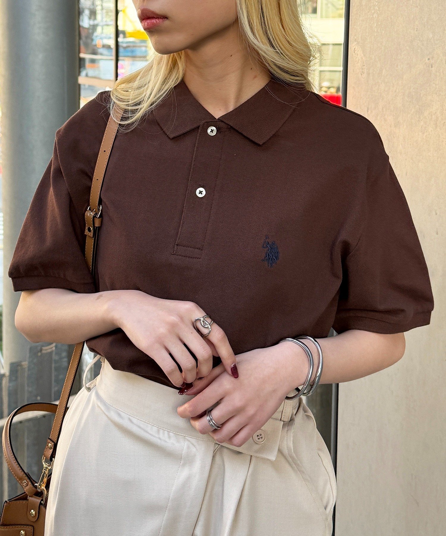【その他のブランド/Other】のU.S. POLO ASSN./【別注】ワンポイントロゴ ポニー刺繍ポロシャツ ユニセックス インテリア・キッズ・メンズ・レディースファッション・服の通販 founy(ファニー) 　ファッション　Fashion　レディースファッション　WOMEN　トップス・カットソー　Tops/Tshirt　シャツ/ブラウス　Shirts/Blouses　ポロシャツ　Polo Shirts　アウトドア　Outdoor　キャップ　Cap　鹿の子　Pique　ジャケット　Jacket　ストレート　Straight　スポーツ　Sports　スラックス　Slacks　テーパード　Tapered　デニム　Denim　トレンド　Trend　定番　Standard　ベーシック　Basic　ポロシャツ　Polo Shirt　別注　Special Order　帽子　Hat　ワイド　Wide　ワンポイント　One Point　おすすめ　Recommend　夏　Summer　エレガント 上品　Elegant　ゴルフ　Golf　D.BRN|ID: prp329100004485039 ipo3291000000031615059
