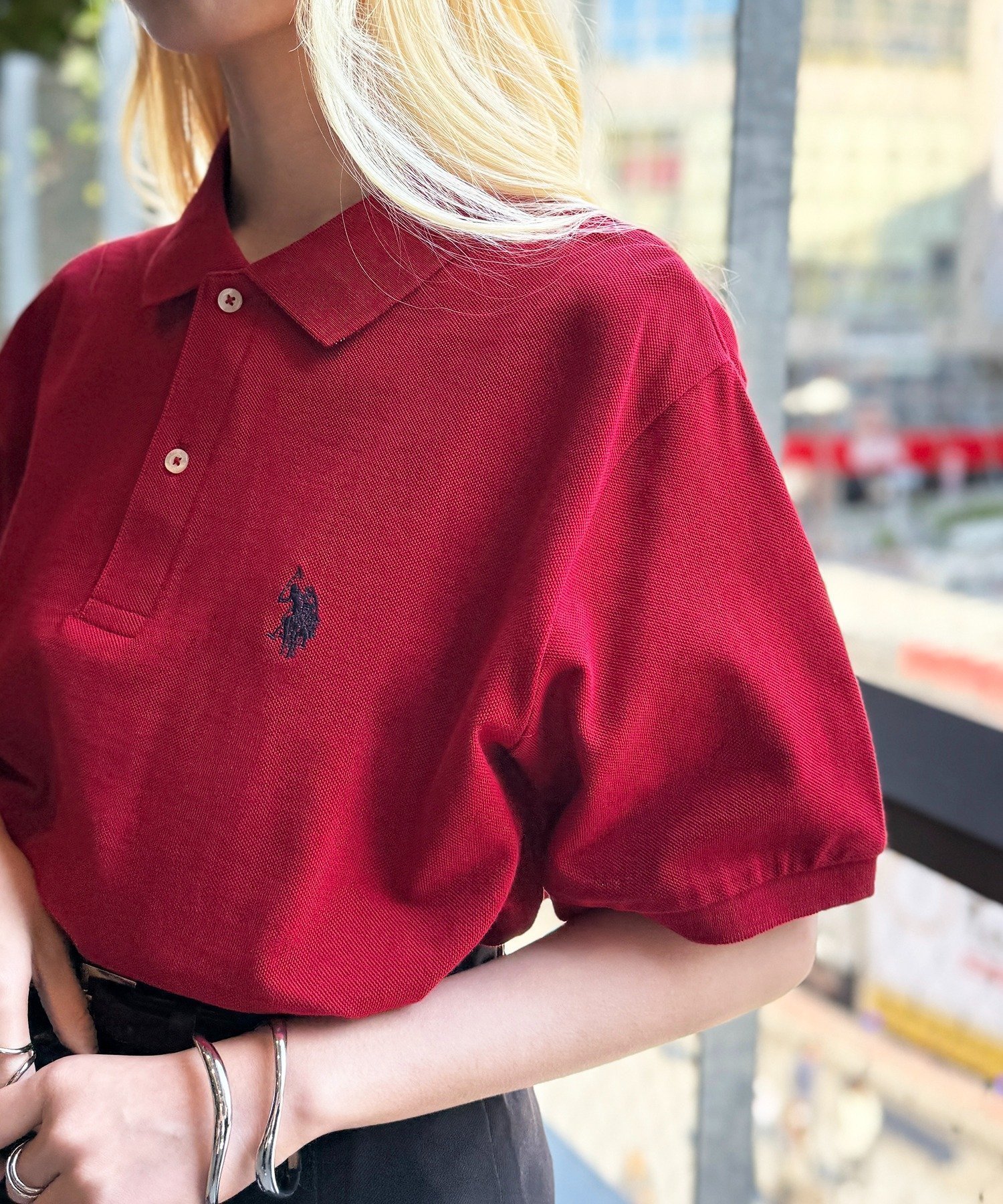 【その他のブランド/Other】のU.S. POLO ASSN./【別注】ワンポイントロゴ ポニー刺繍ポロシャツ ユニセックス インテリア・キッズ・メンズ・レディースファッション・服の通販 founy(ファニー) 　ファッション　Fashion　レディースファッション　WOMEN　トップス・カットソー　Tops/Tshirt　シャツ/ブラウス　Shirts/Blouses　ポロシャツ　Polo Shirts　アウトドア　Outdoor　キャップ　Cap　鹿の子　Pique　ジャケット　Jacket　ストレート　Straight　スポーツ　Sports　スラックス　Slacks　テーパード　Tapered　デニム　Denim　トレンド　Trend　定番　Standard　ベーシック　Basic　ポロシャツ　Polo Shirt　別注　Special Order　帽子　Hat　ワイド　Wide　ワンポイント　One Point　おすすめ　Recommend　夏　Summer　エレガント 上品　Elegant　ゴルフ　Golf　RED|ID: prp329100004485039 ipo3291000000031615061