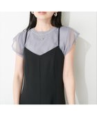 【ナチュラルクチュール/natural couture】のチュールニットレイヤードTOPS ライトグレー|ID: prp329100004485064 ipo3291000000031953267
