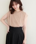 【ナチュラルクチュール/natural couture】のチュールニットレイヤードTOPS ベージュ|ID: prp329100004485064 ipo3291000000031953272