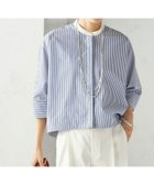 【シップス フォー ウィメン/SHIPS】の手洗い可能 ストライプ 羽織 シャツ ブルー|ID: prp329100004485620 ipo3291000000031963248