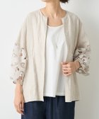 【その他のブランド/Other】の袖レースリネン羽織 ベージュ|ID: prp329100004485713 ipo3291000000032755849