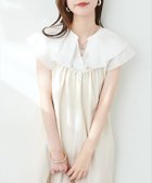 【ナチュラルクチュール/natural couture】のタックフリル衿スキッパーあきブラウス オフホワイト|ID: prp329100004485724 ipo3291000000031801063