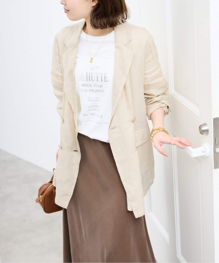 【スローブ イエナ/SLOBE IENA】のラミージョーゼットジャケット インテリア・キッズ・メンズ・レディースファッション・服の通販 founy(ファニー) https://founy.com/ ファッション Fashion レディースファッション WOMEN アウター Coat Outerwear ジャケット Jackets 2025年 2025 2025春夏・S/S Ss,Spring/Summer,2025 インナー Inner シアー Sheer ジャケット Jacket ジョーゼット Georgette ベーシック Basic |ID: prp329100004485780 ipo3291000000031867826